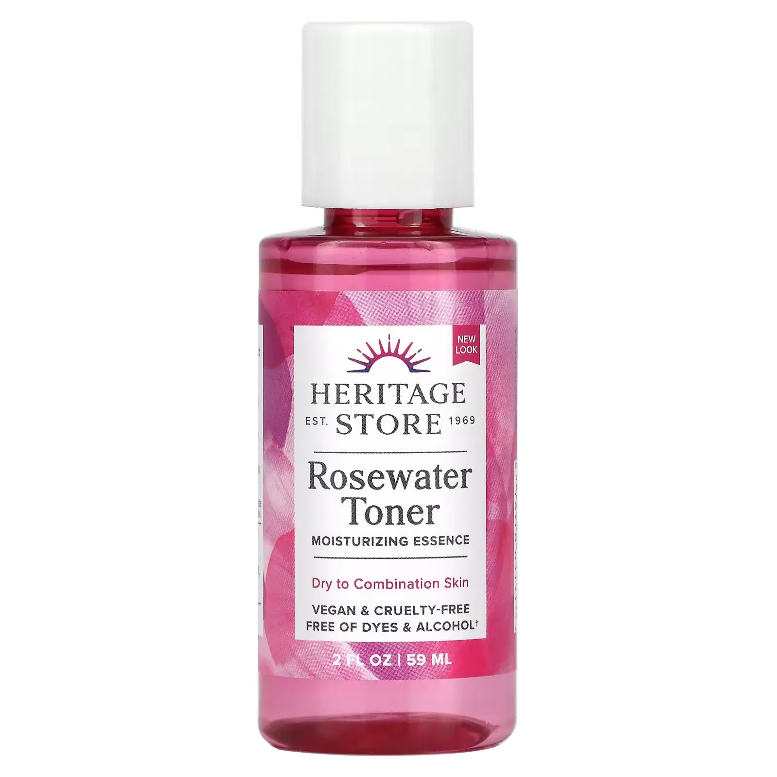 Rosewater Toner, Dry to Combination Skin, 2 fl oz (59 ml)