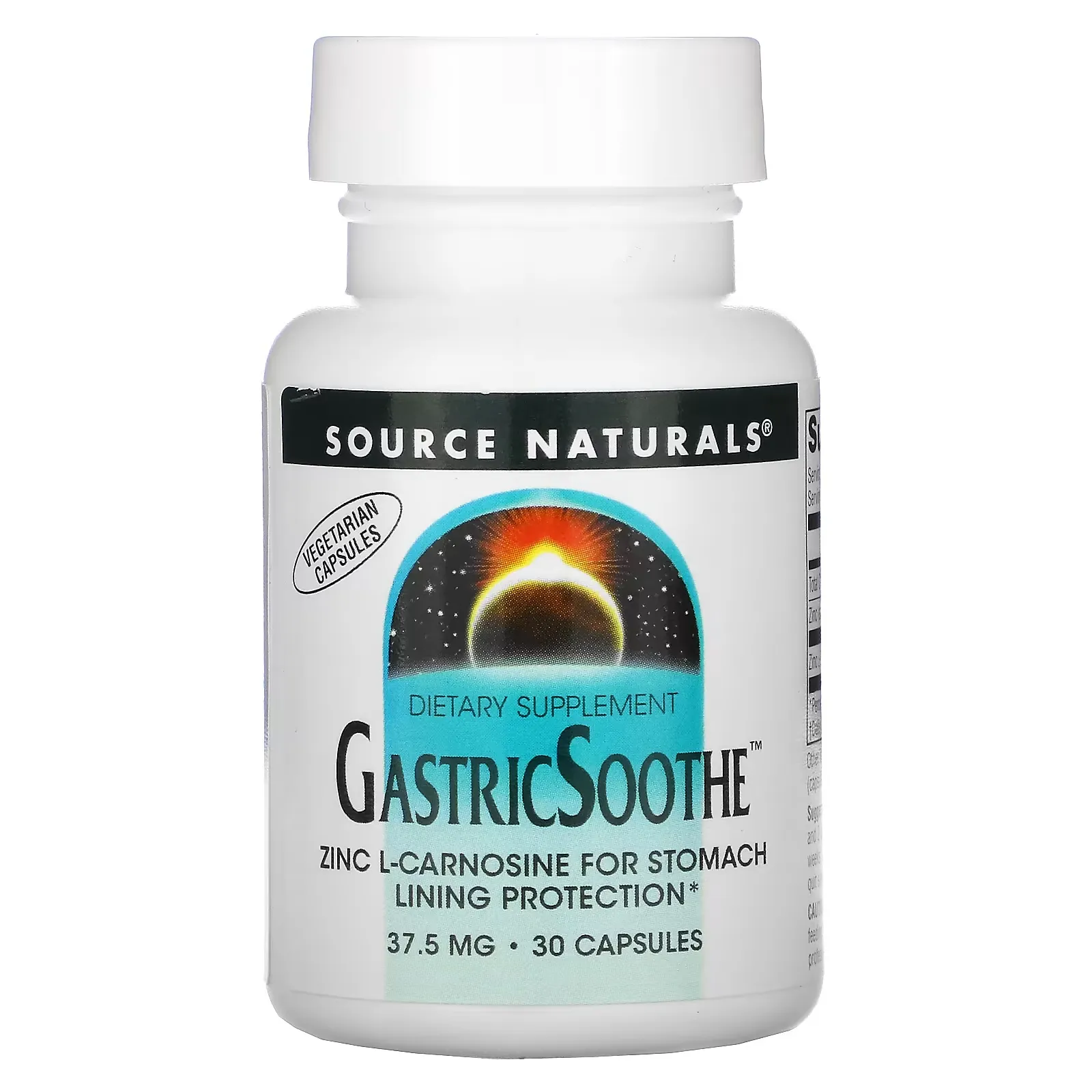 GastricSoothe, 37.5 mg, 30 Capsules