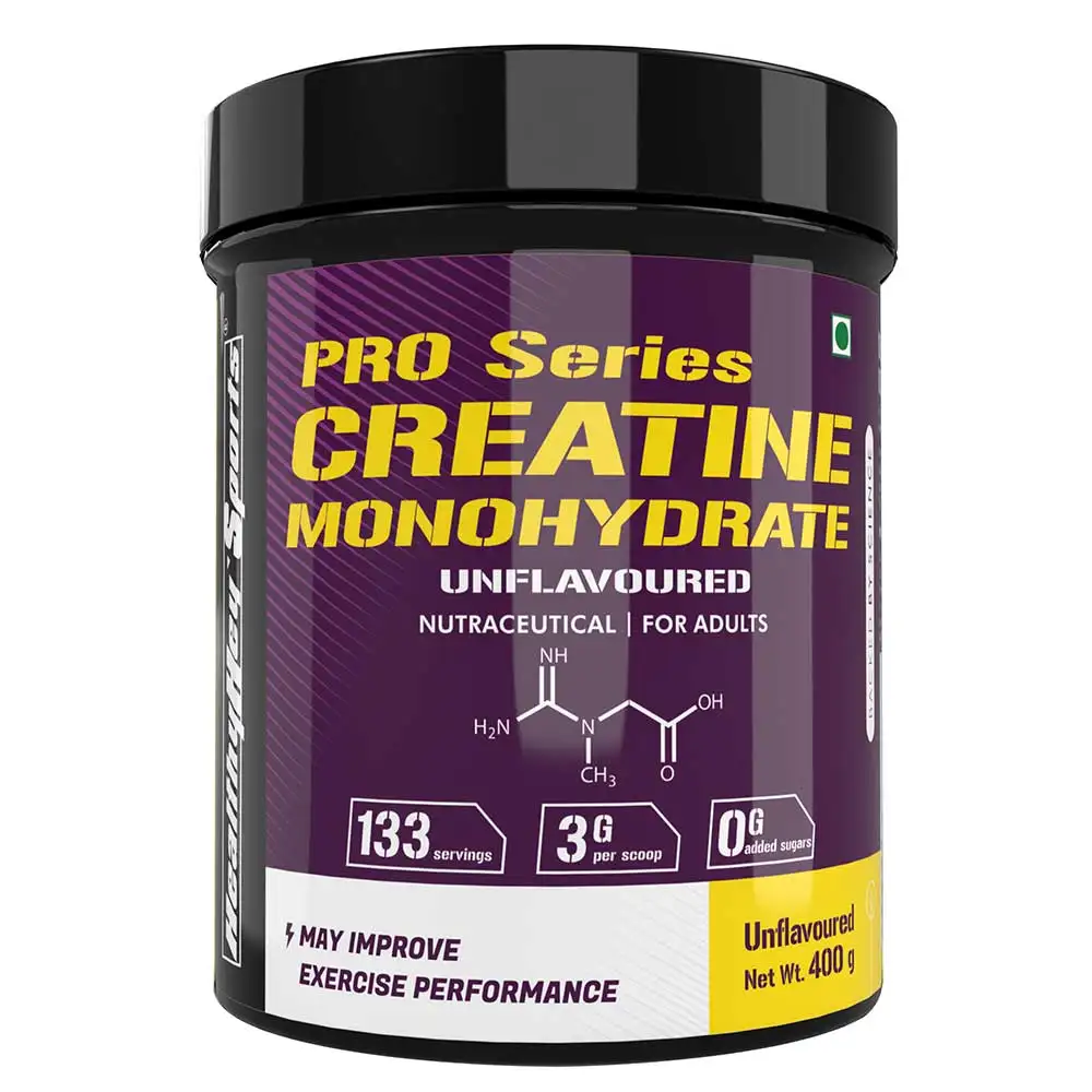 HealthyHey Sports Creatine Monohydrate,  Unflavoured  0.88 lb