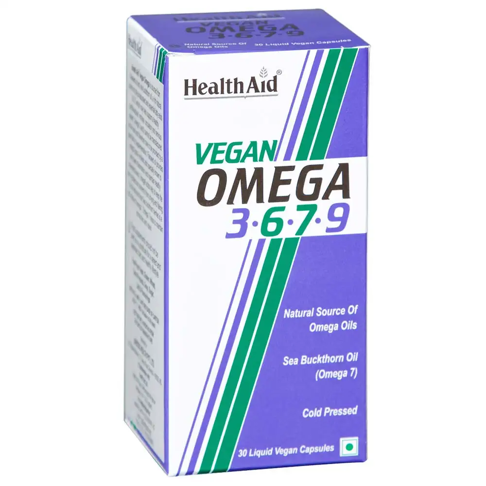 HealthAid Vegan Omega 3.6.7.9,  30 capsules