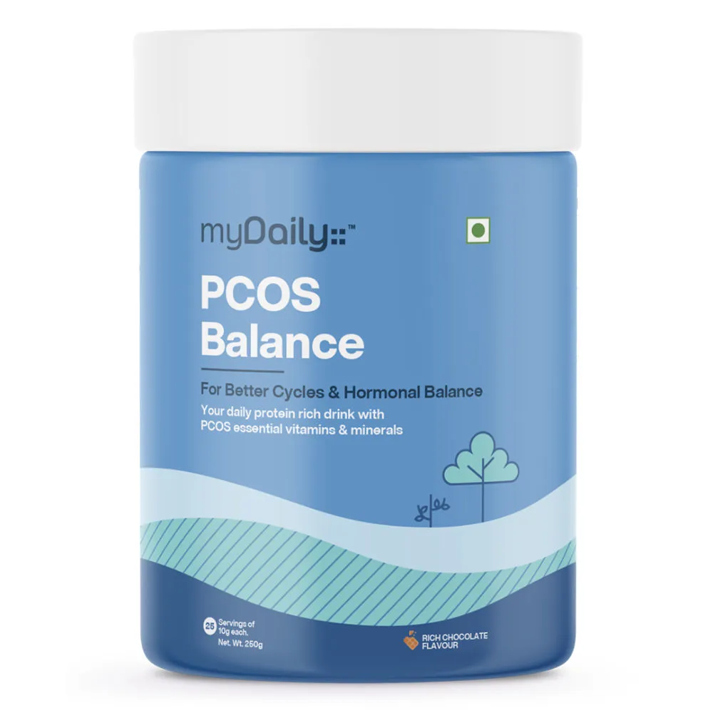 myDaily PCOS PCOD Balance for Regular Cycles, Hormonal Balance, Skin Health & Easy Weight Loss