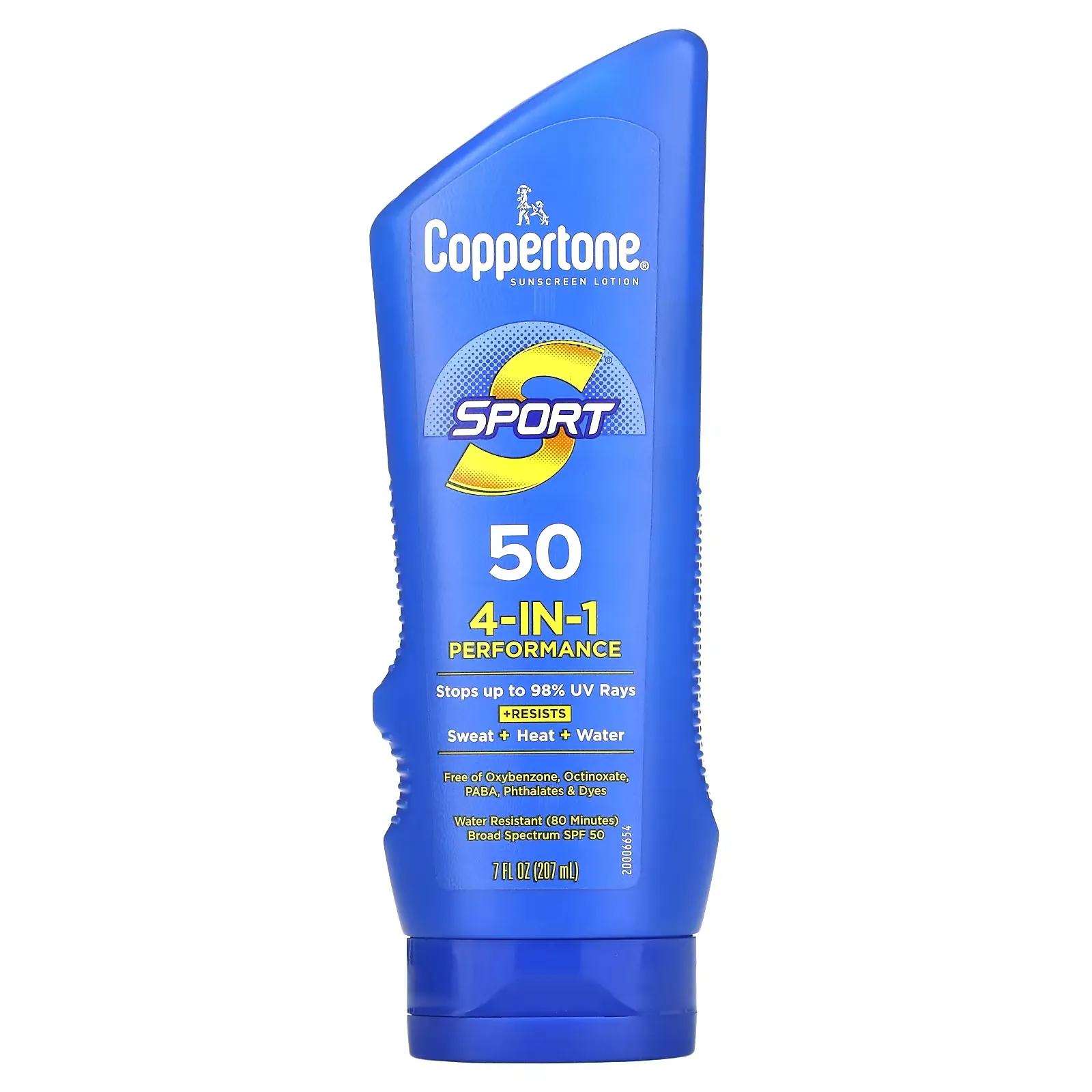 Sport, Sunscreen Lotion, 4-In-1 Performance, SPF 50, 7 fl oz (207 ml)