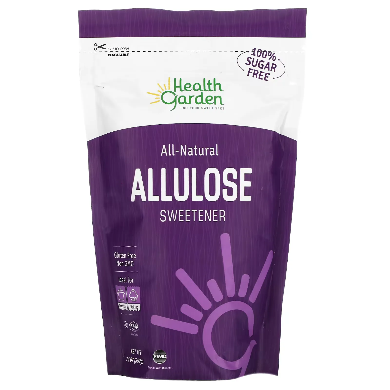 All-Natural Allulose Sweetener, 14 oz (397 g)