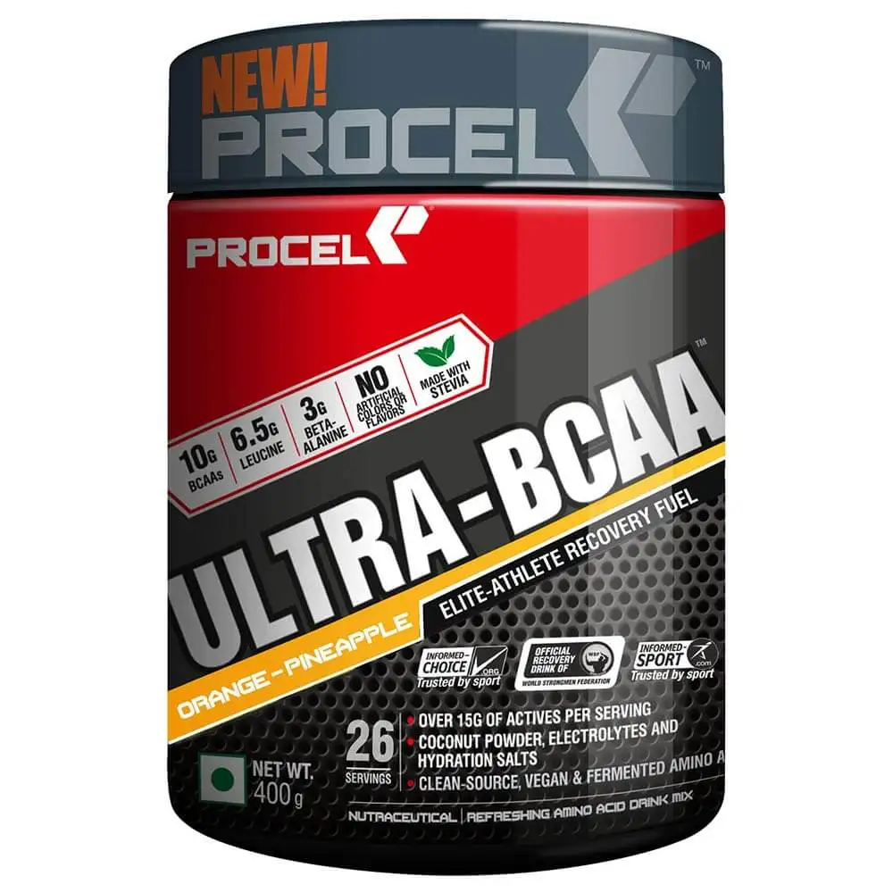 Procel Ultra Bcaa,  0.88 lb  26 Servings  Orange Pineapple