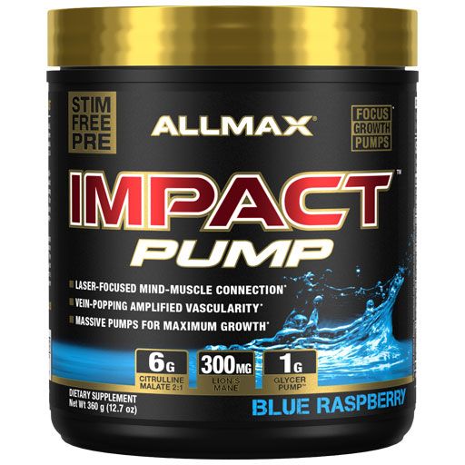 Impact Pump - Blue Raspberry - 30 Servings