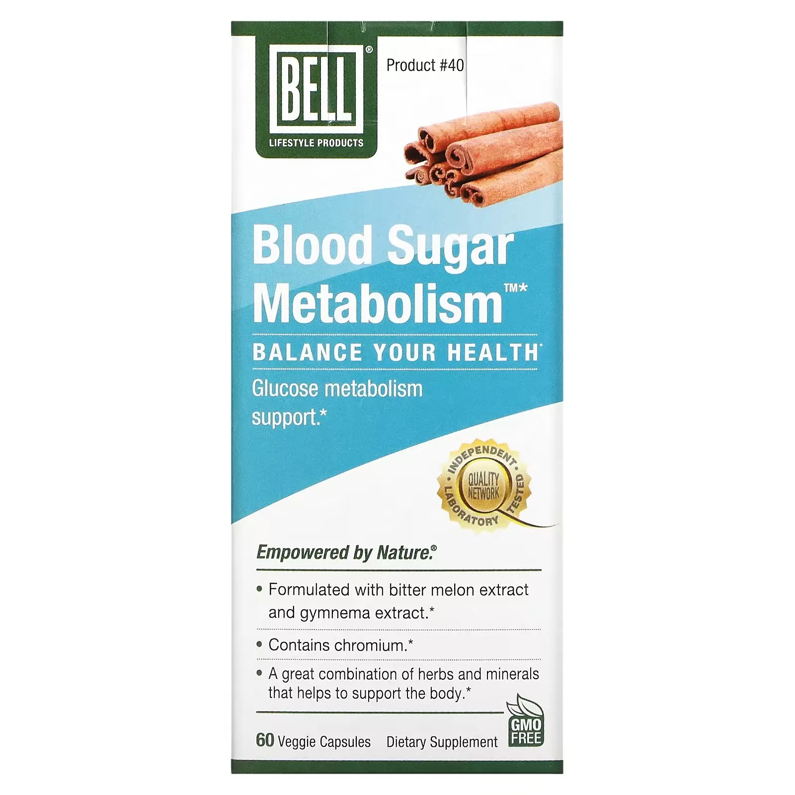 Blood Sugar Metabolism, 60 Veggie Capsules