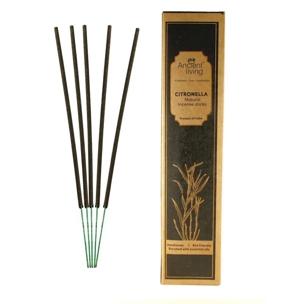 Ancient Living Citronella Natural Incense Sticks