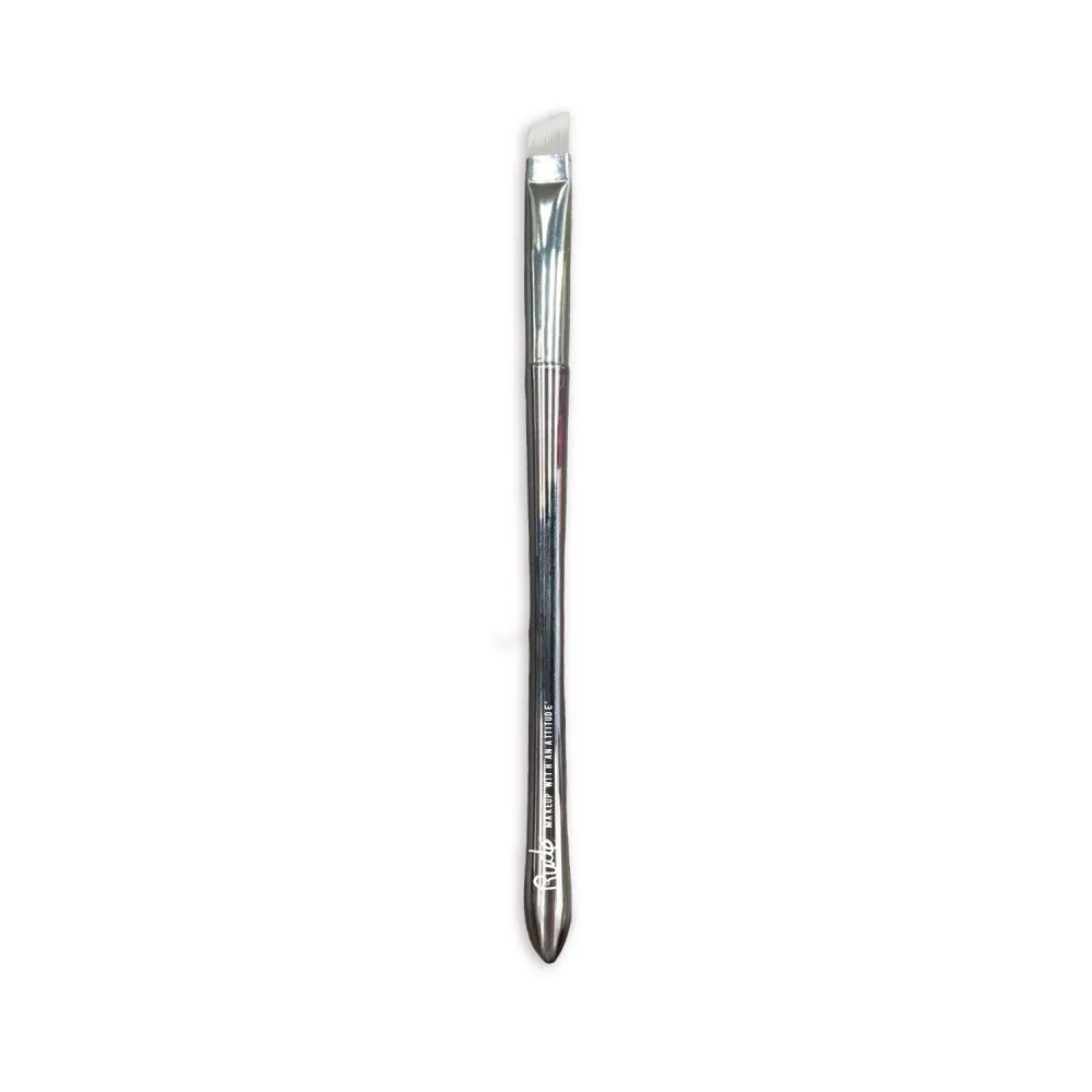 Rude Cosmetics Silver Bullet Angled Liner Brush - Browning