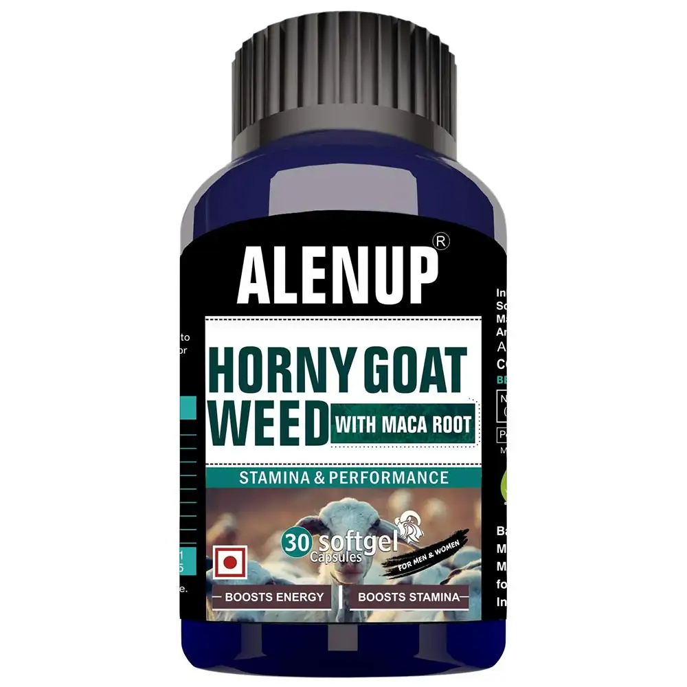 Alenup Horny Goat Weed & Maca Extract,  30 capsules