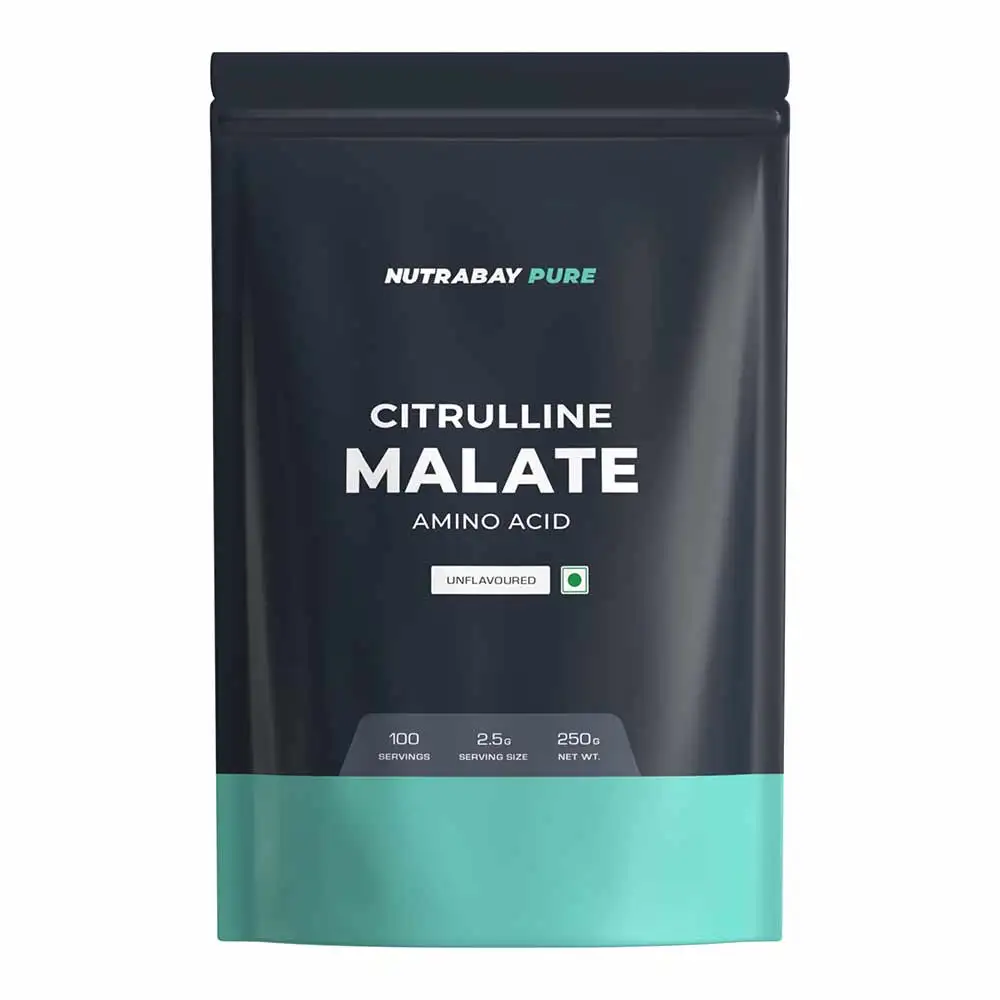 Nutrabay Pure Citrulline Malate Amino Acid,  0.55 lb  Unflavoured