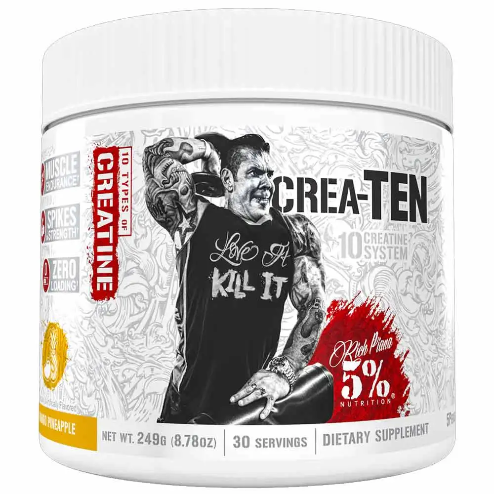 Rich Piana - 5% Nutrition Crea-Ten,  Mango Pineapple  0.50 lb