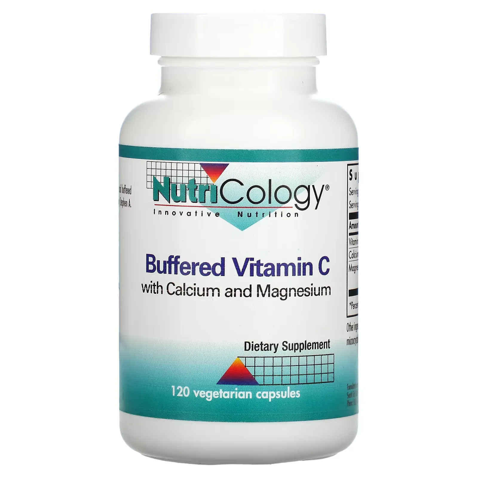 Buffered Vitamin C with Calcium and Magnesium, 120 Vegetarian Capsules