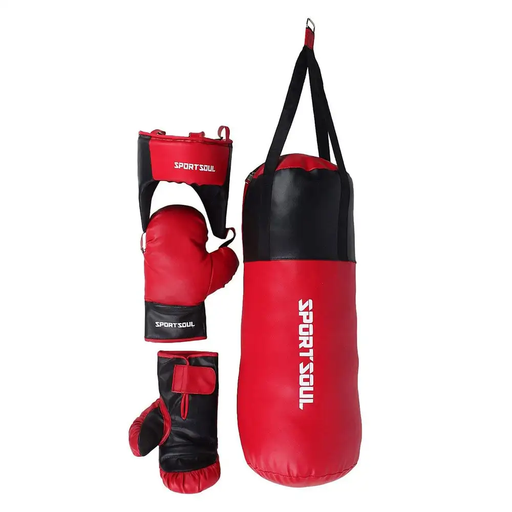 SportSoul Junior Boxing Set,  Black & Red  24 inches