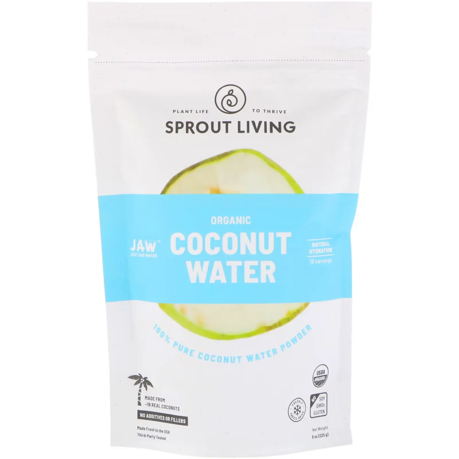 Organic Coconut Water Powder, 8 oz (225 g)