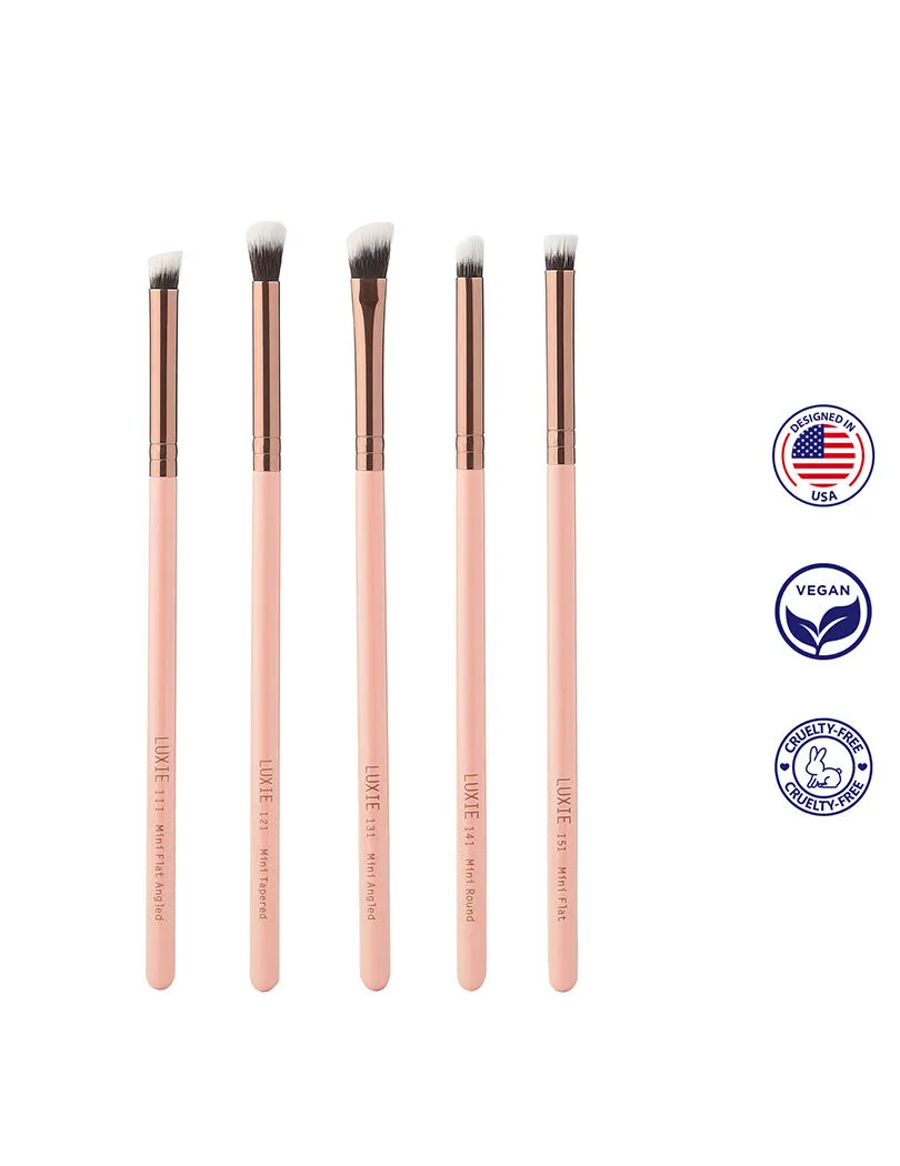 LUXIE Mini Detail Eye Set Rose Gold