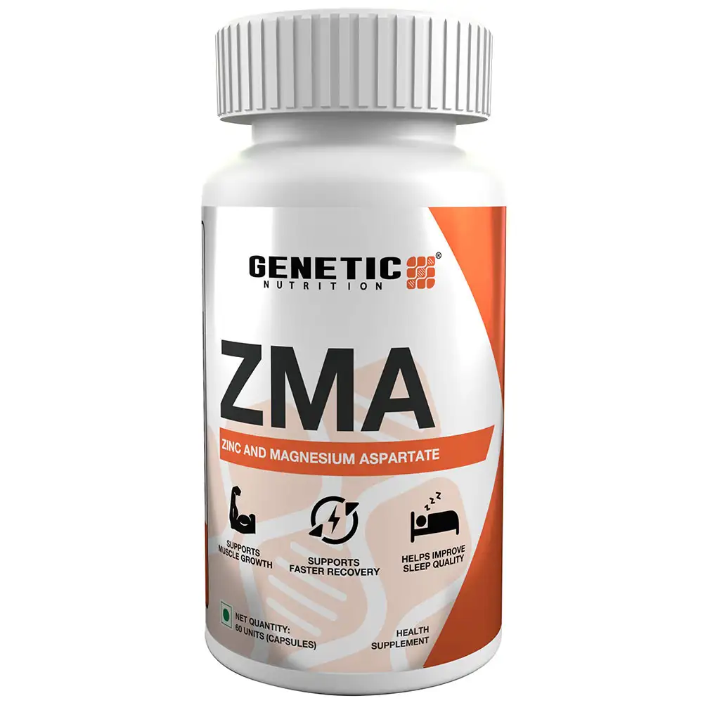 Genetic Nutrition ZMA,  60 capsules  Unflavoured