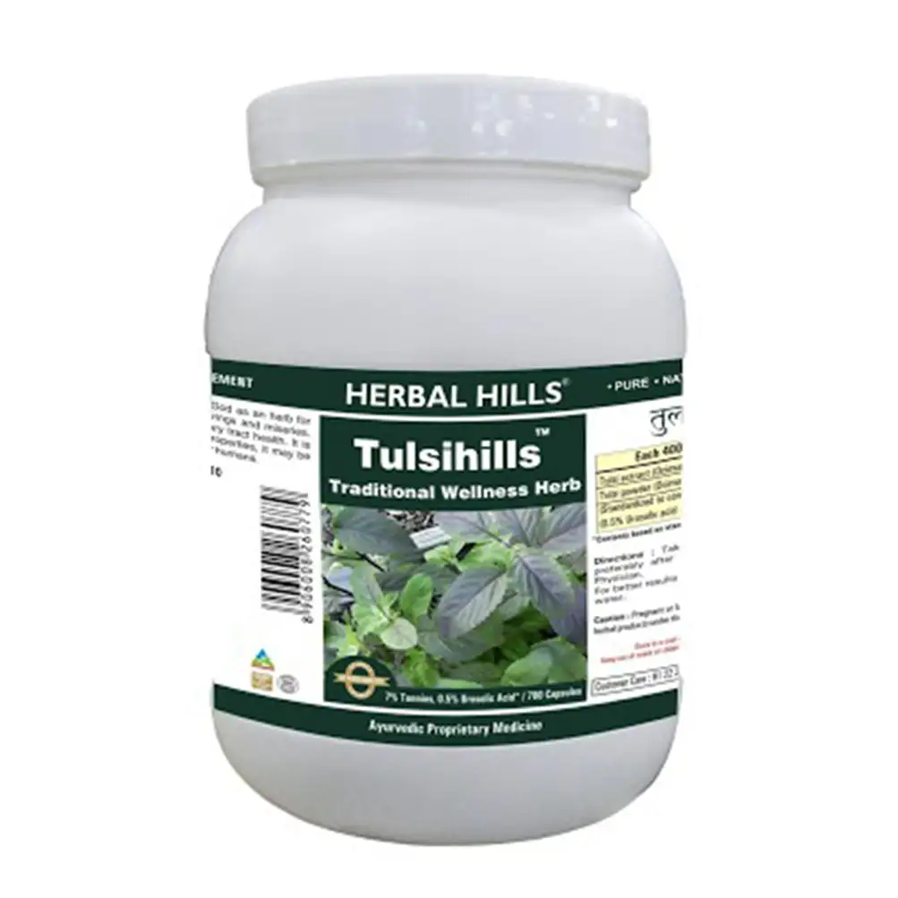 Herbal Hills Tulsihills Value Pack,  700 capsules