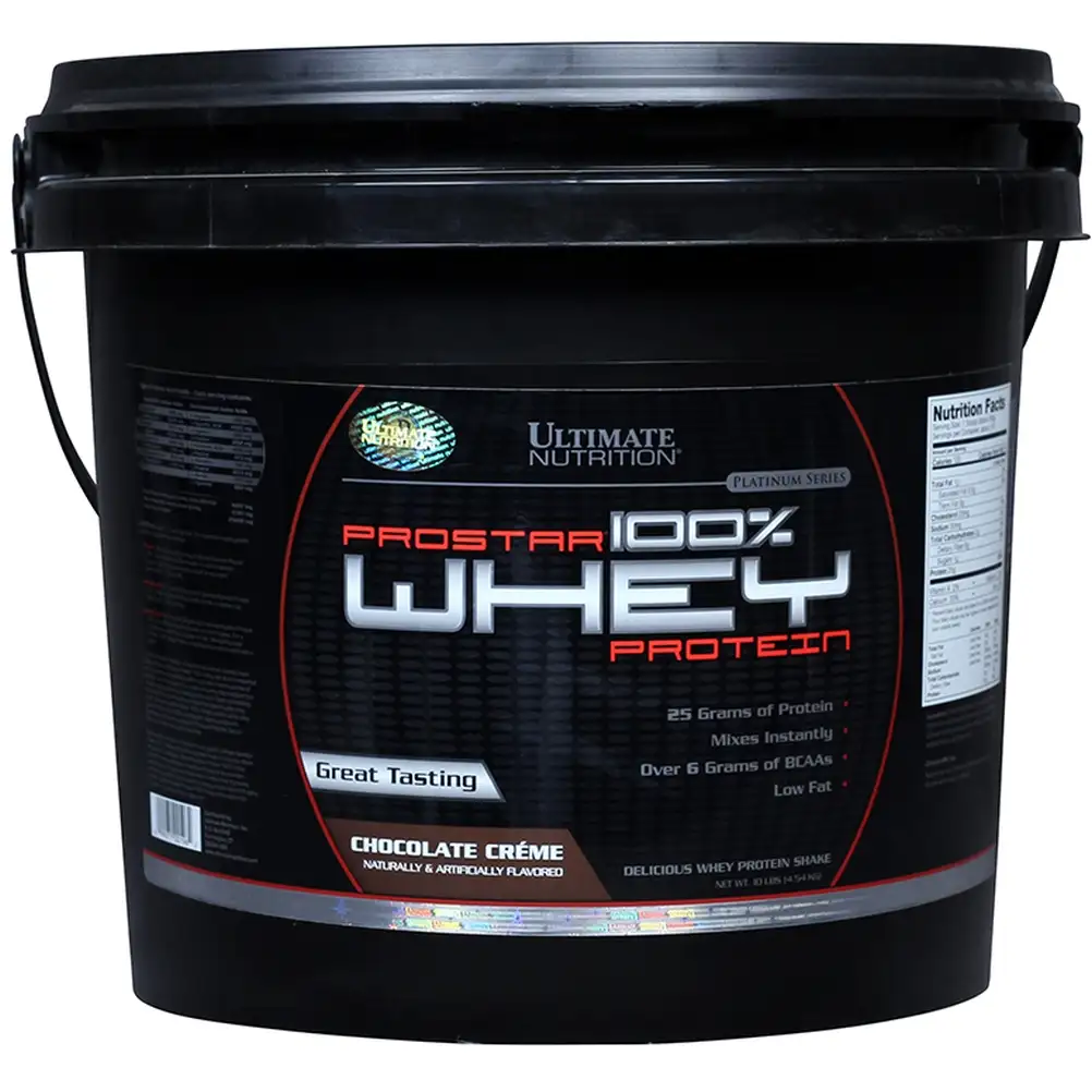 Ultimate Nutrition Prostar 100% Whey Protein,  10 lb  Chocolate Creme