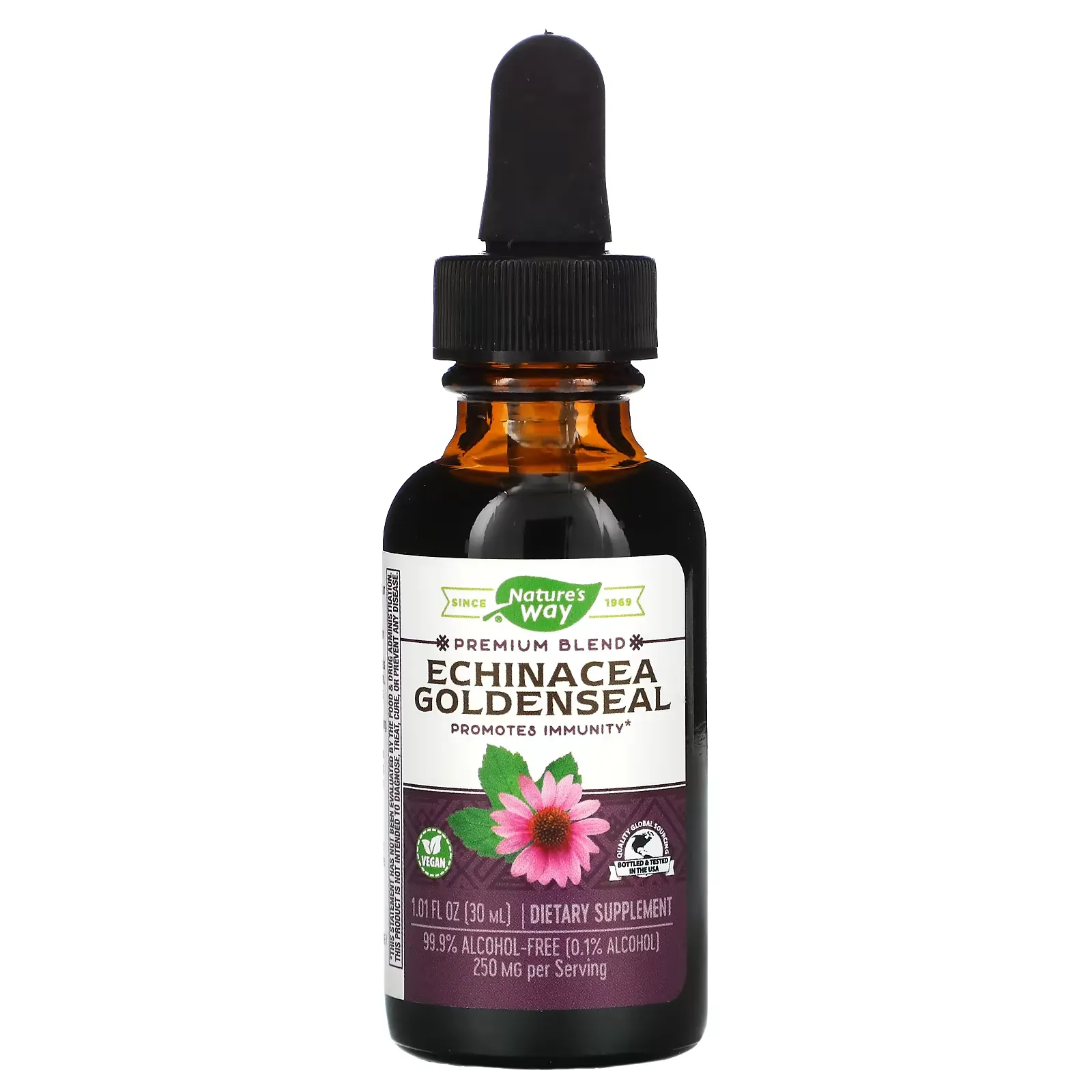 Echinacea Goldenseal, 99.9% Alcohol Free , 1.01 fl oz (30 ml)