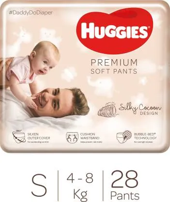 Huggies Premium Soft Pants - Small Size Diaper Pants