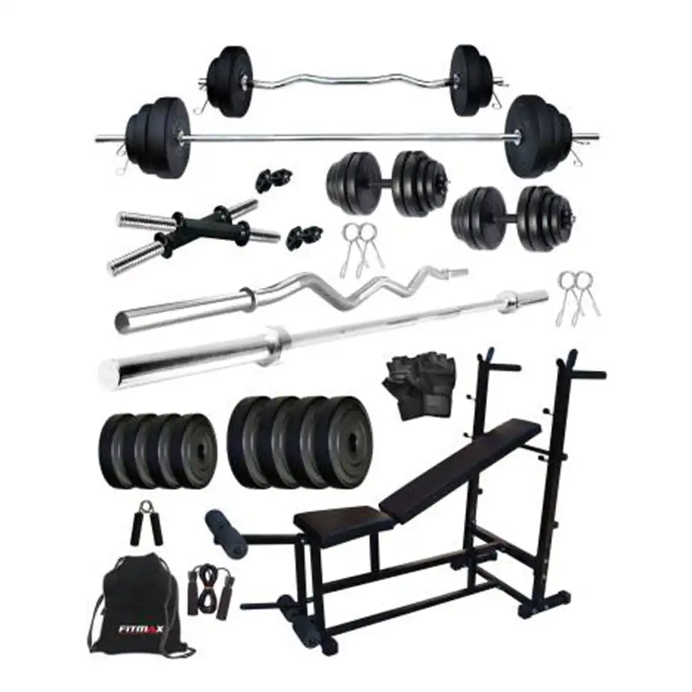 Fitmax PVC 46KG COMBO 25 SL Home Gym Kit