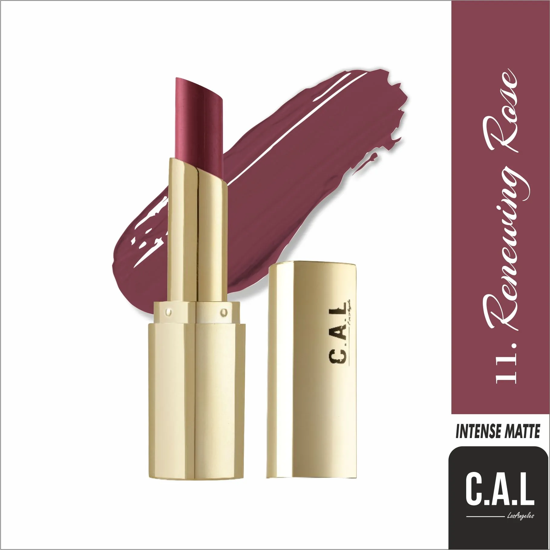 C.A.L Los Angeles Intense Matte Lipstick - Renewing Rose