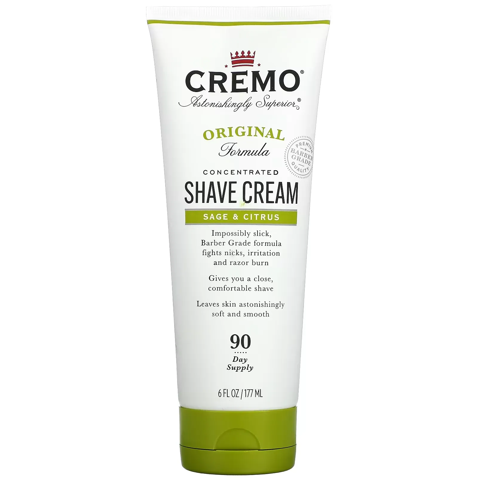 Original Shave Cream, Sage & Citrus, 6 fl oz (177 ml)