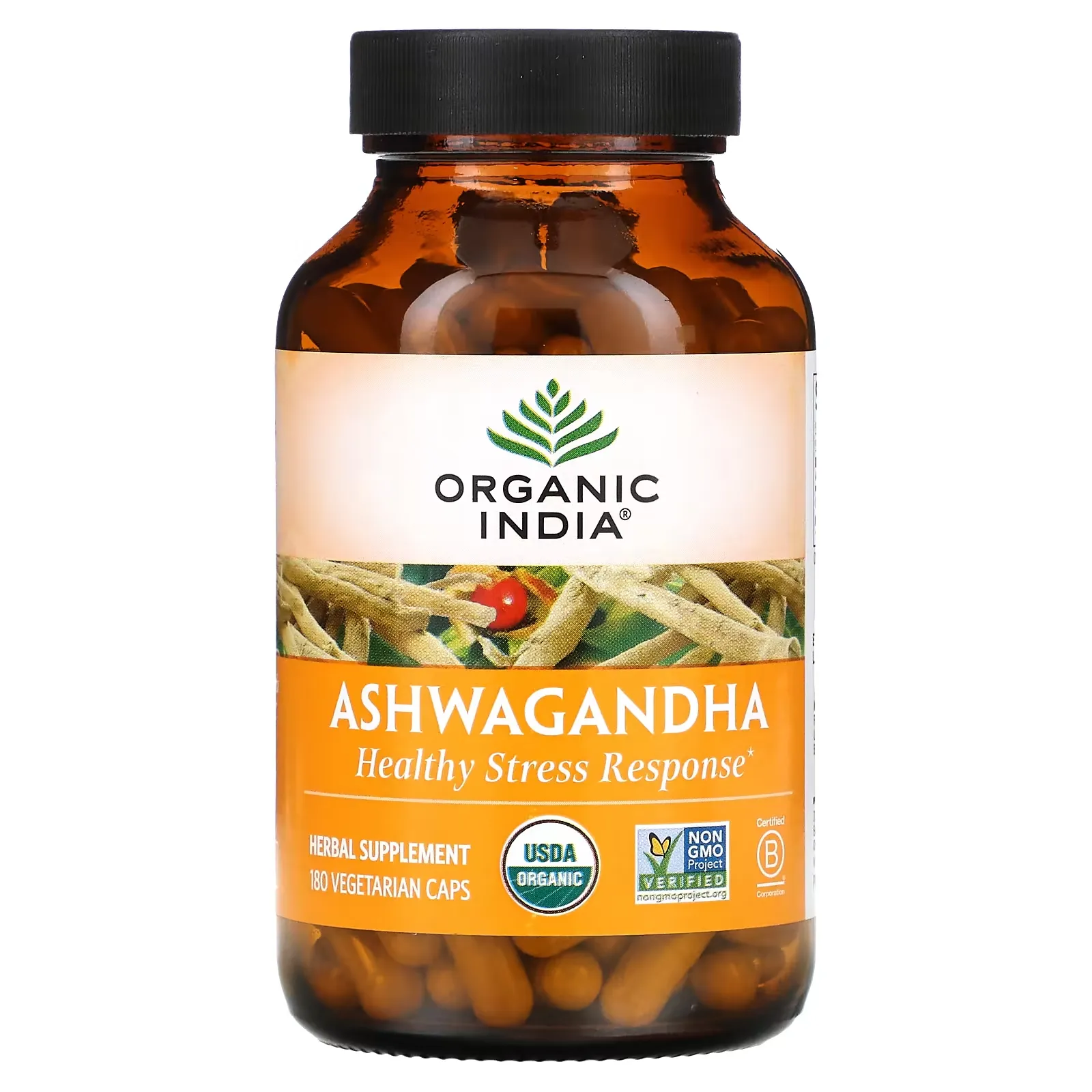 Ashwagandha, 180 Vegetarian Caps