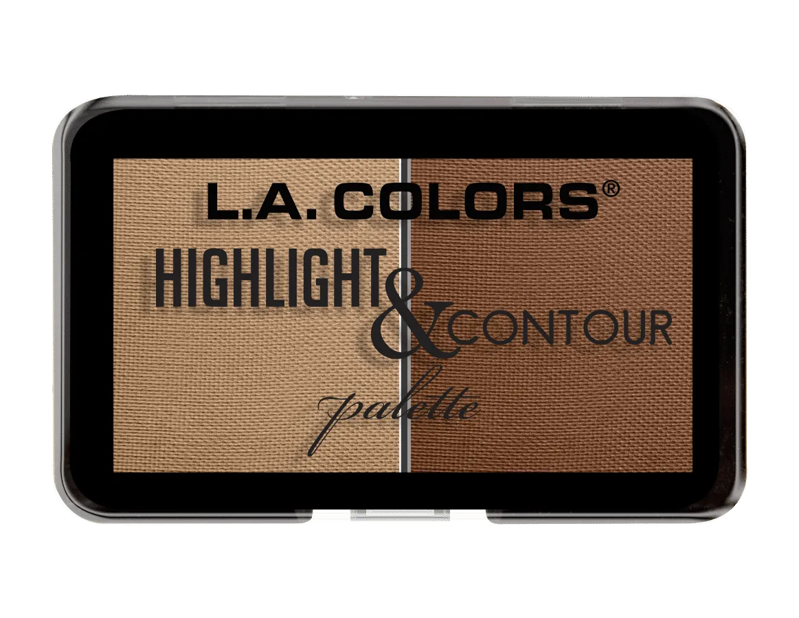 L.A. Colors Highlight & Contour Palette