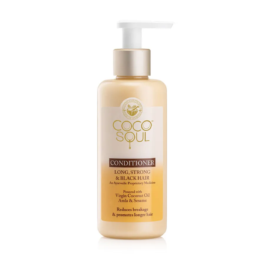 Coco Soul Conditioner for Long Strong & Black Hair with Amla From Makers of Parachute Advansed