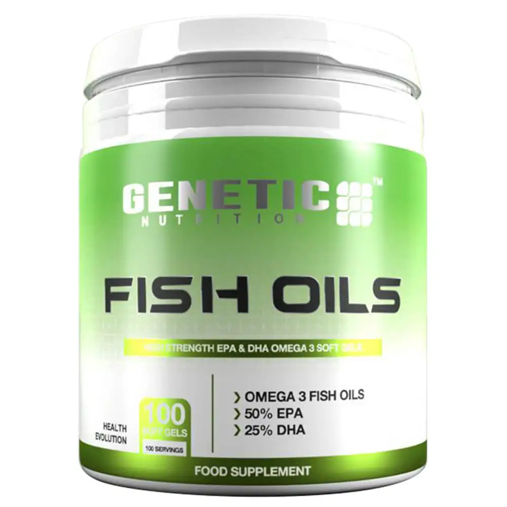 Genetic Nutrition Fish Oils,  100 softgels