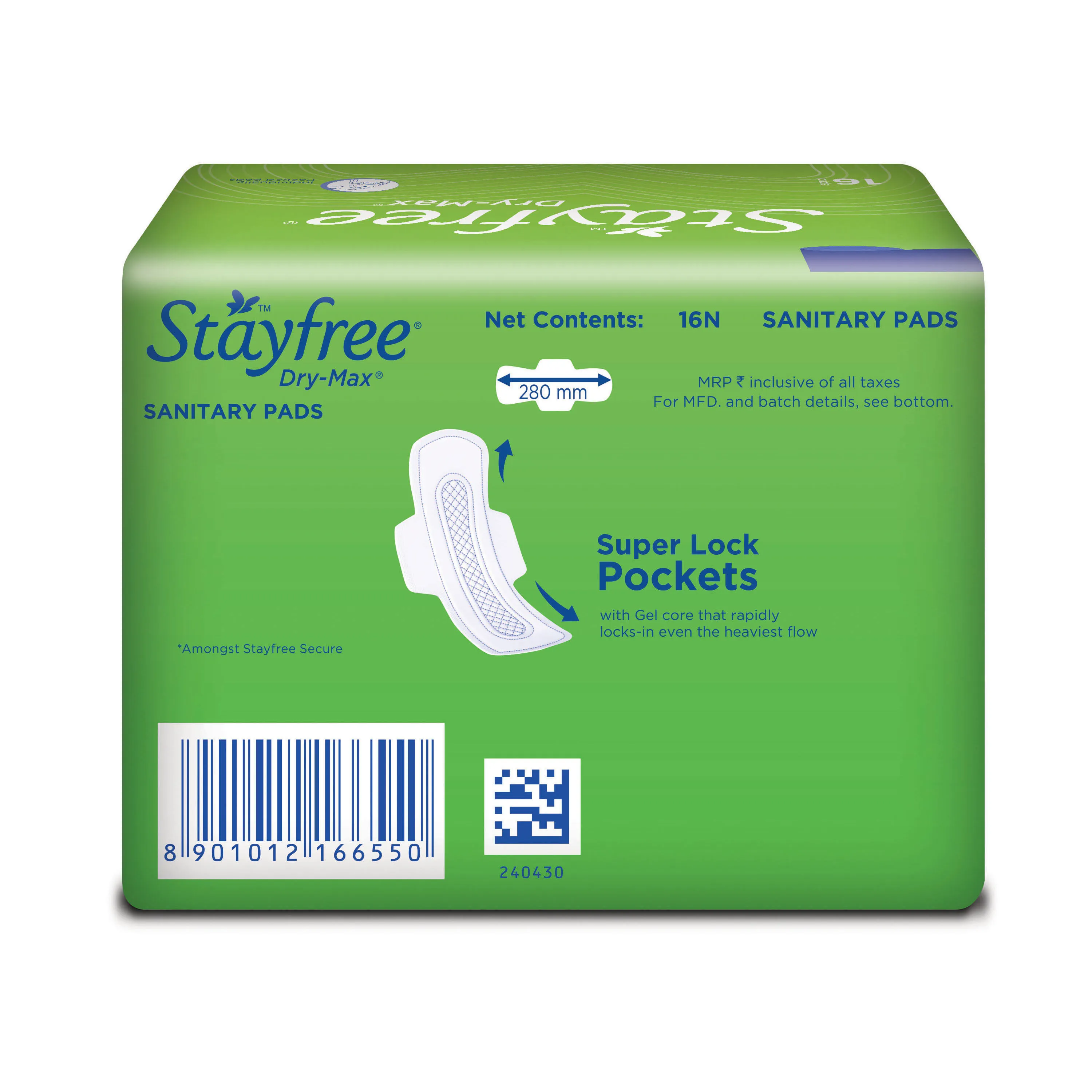 Stayfree Dry Max Ultra Dry - 16 Sanitary Pads