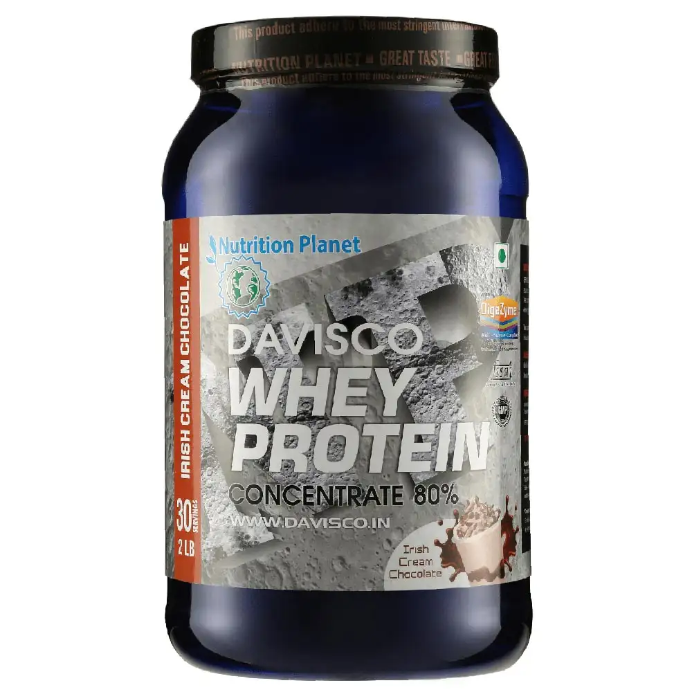 Nutrition Planet Davisco Whey Protein with Added DigeZyme,  2 lb  Irish Cream Chocolate