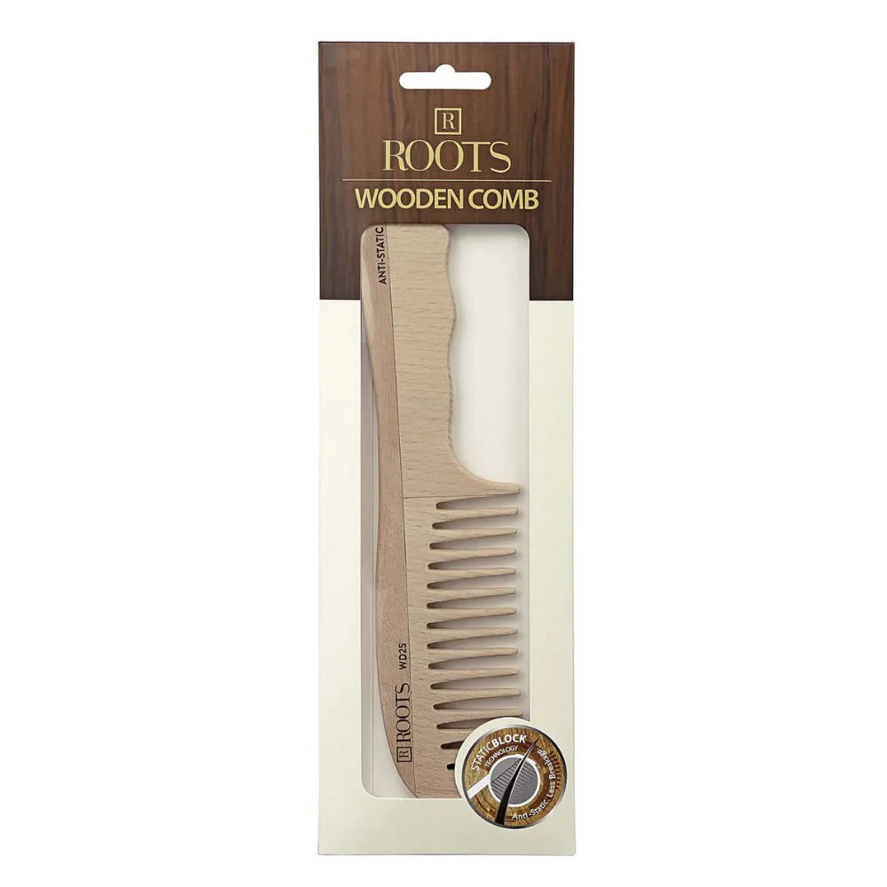 Roots Wooden Comb No WD25