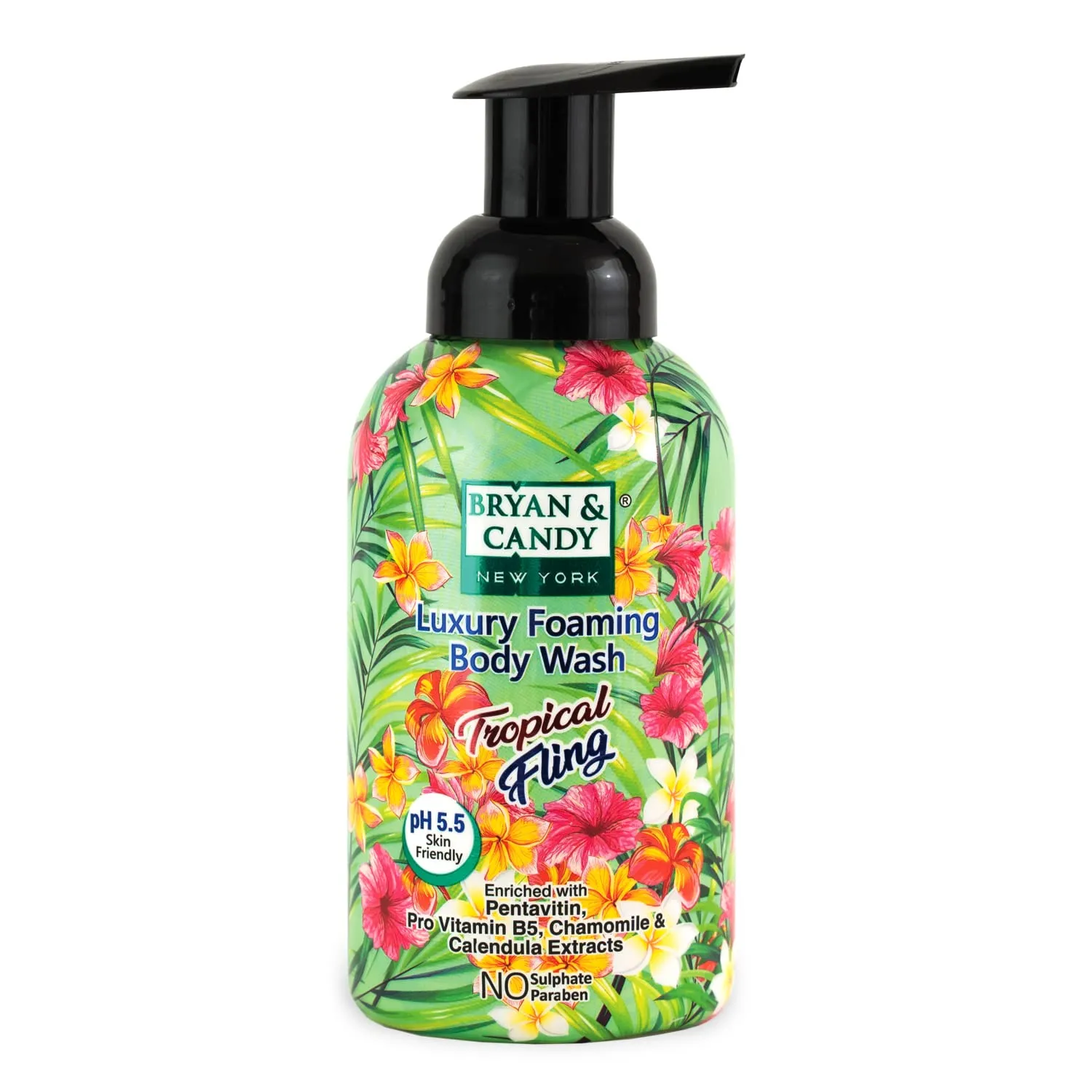 BRYAN & CANDY Tropical Fling Luxury Foaming Body Wash Skin Friendly pH 5.5 All Skin Types