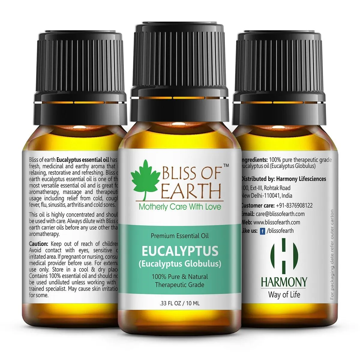 Bliss Of Earth Eucalyptus Premium Essential Oil