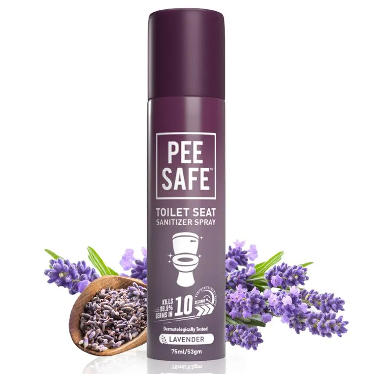 Pee Safe Lavender Toilet Seat Sanitizer Spray