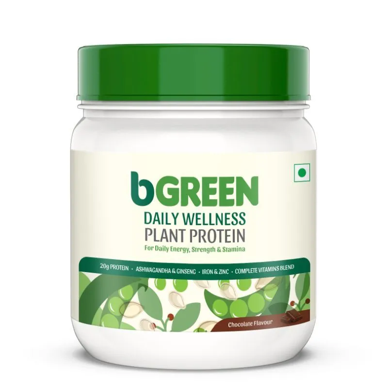 bGREEN Daily Wellness Plant Protein Powder