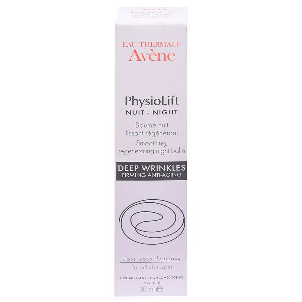 Avene Physiolift Smoothing Night Balm,  30 ml  for All Types of Skin