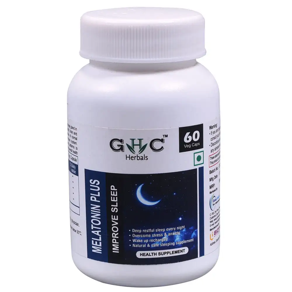 GHC Melatonin Plus,  60 capsules  Unflavoured