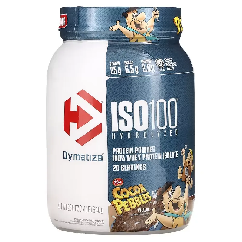 ISO100 Hydrolyzed, 100% Whey Protein Isolate, Cocoa Pebbles, 1.4 lb (640 g)