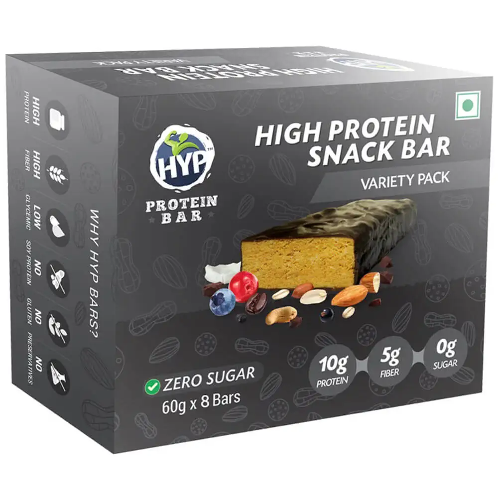 Hyp Lean Sugar Free Protein Bar (10g Protein),  8 bar(s)  Variety Pack