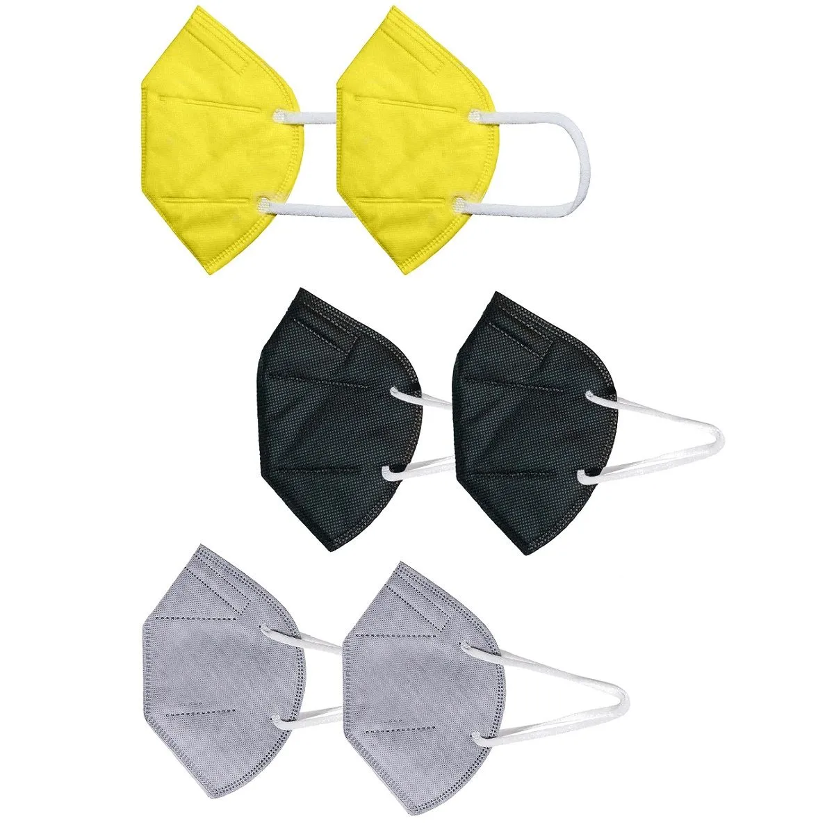 Fabula Pack of 6 Kn95/N95 Anti-Pollution Reusable 5-Layer Mask