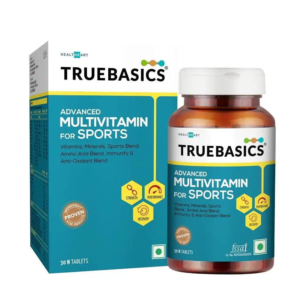 TrueBasics Advanced Multivitamin For Sports,  30 tablet(s)  Unflavoured