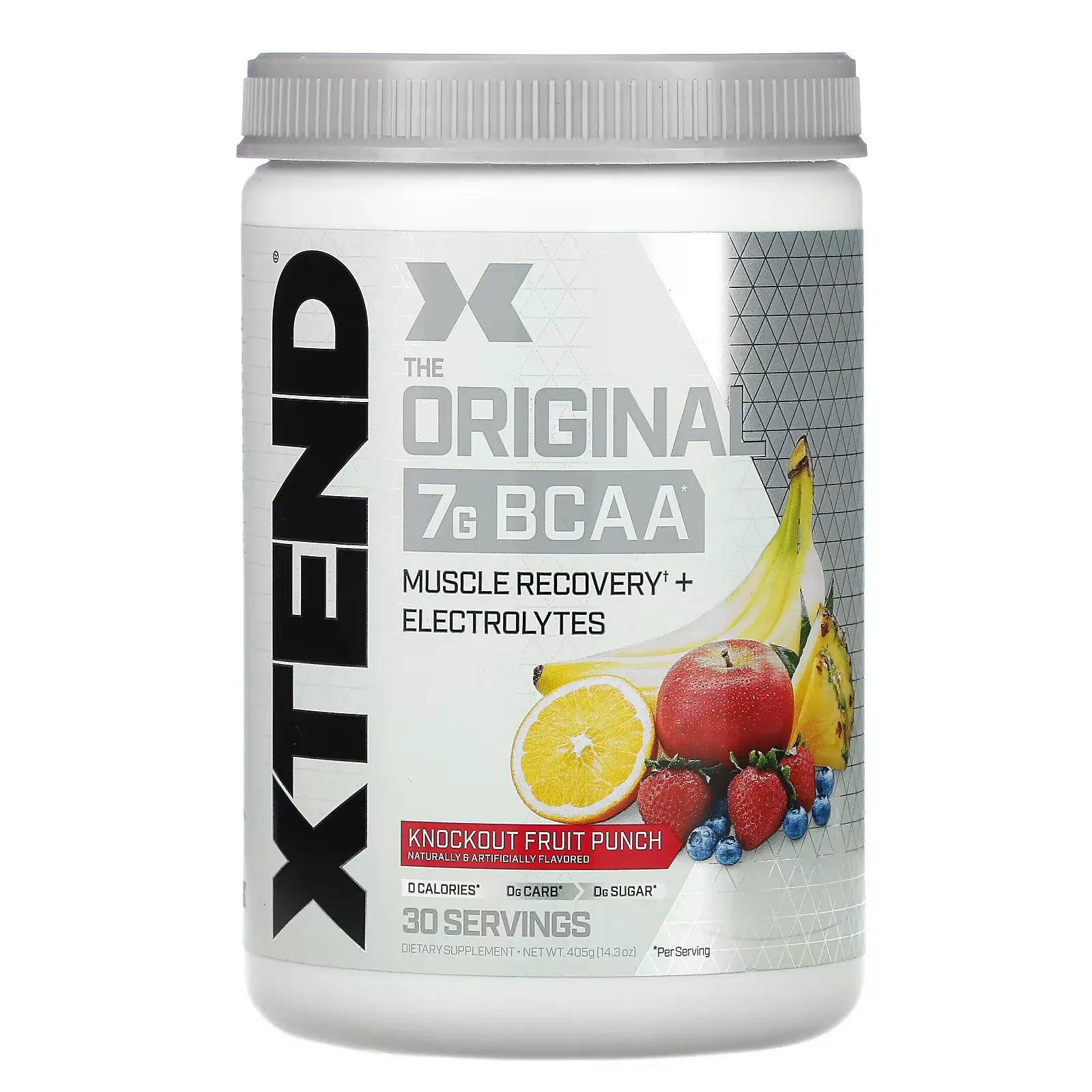 The Original 7G BCAA, Knockout Fruit Punch, 14.3 oz (405 g)