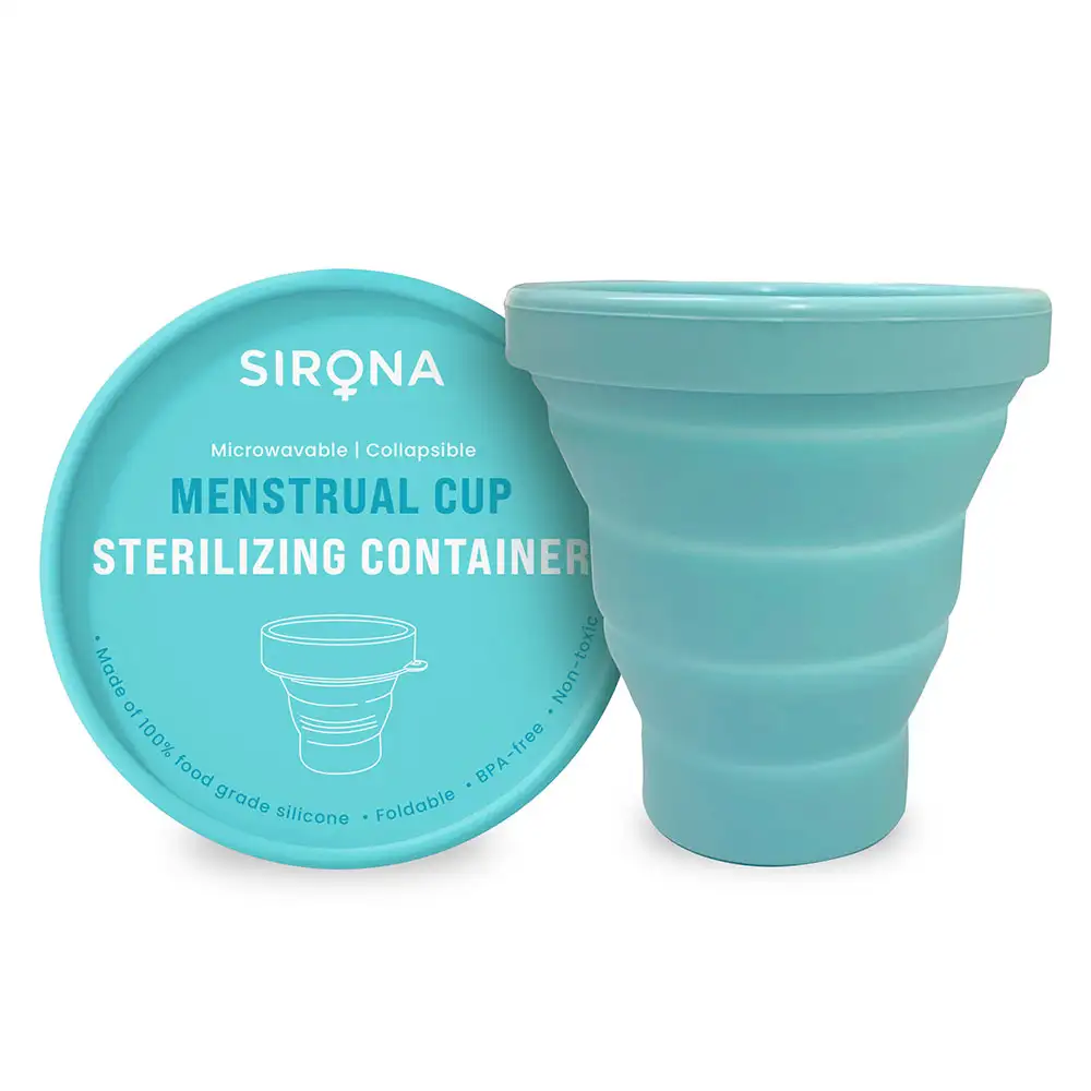 Sirona Menstrual Sterilizing Container Cups,  1 Piece(s)/Pack  Microwave Friendly