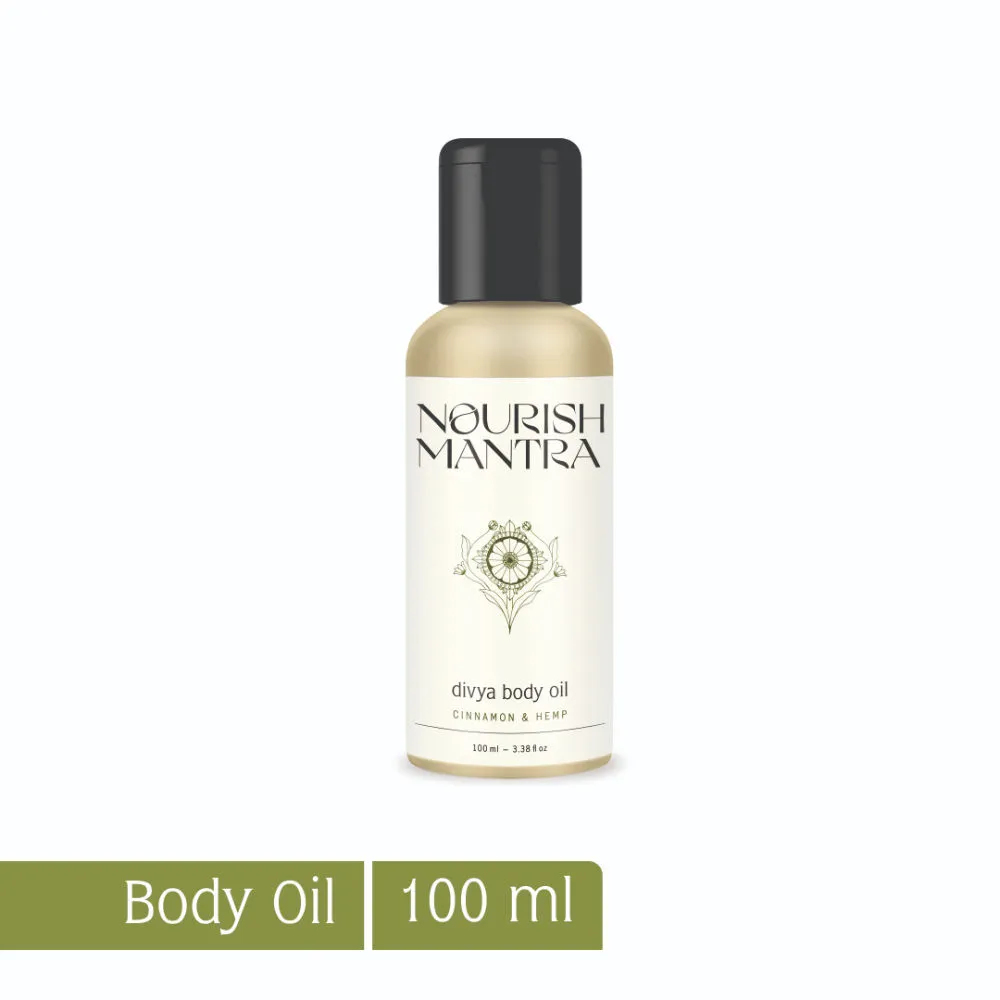 Nourish Mantra Cinnamon & Hemp Divya Body Oil