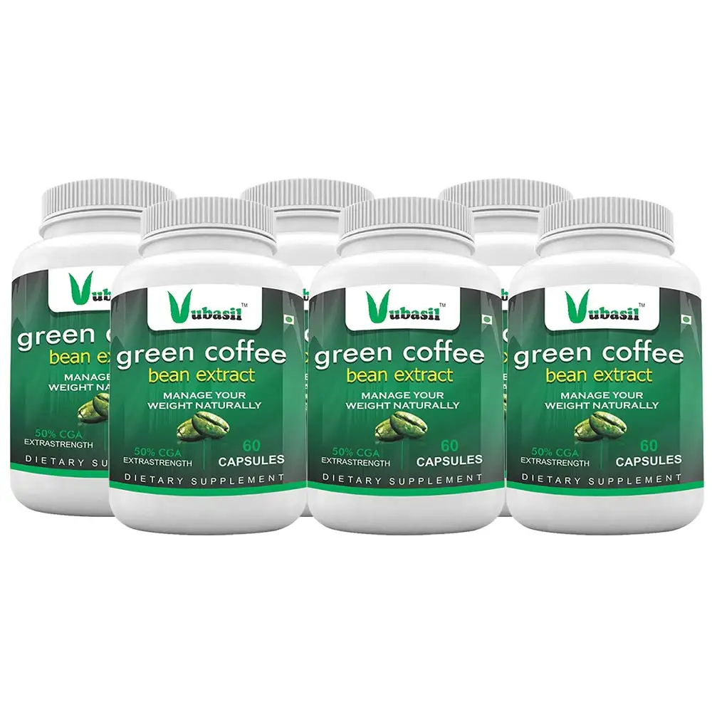 Vubasil Green Coffee Bean Extract with 50% CGA,  360 capsules