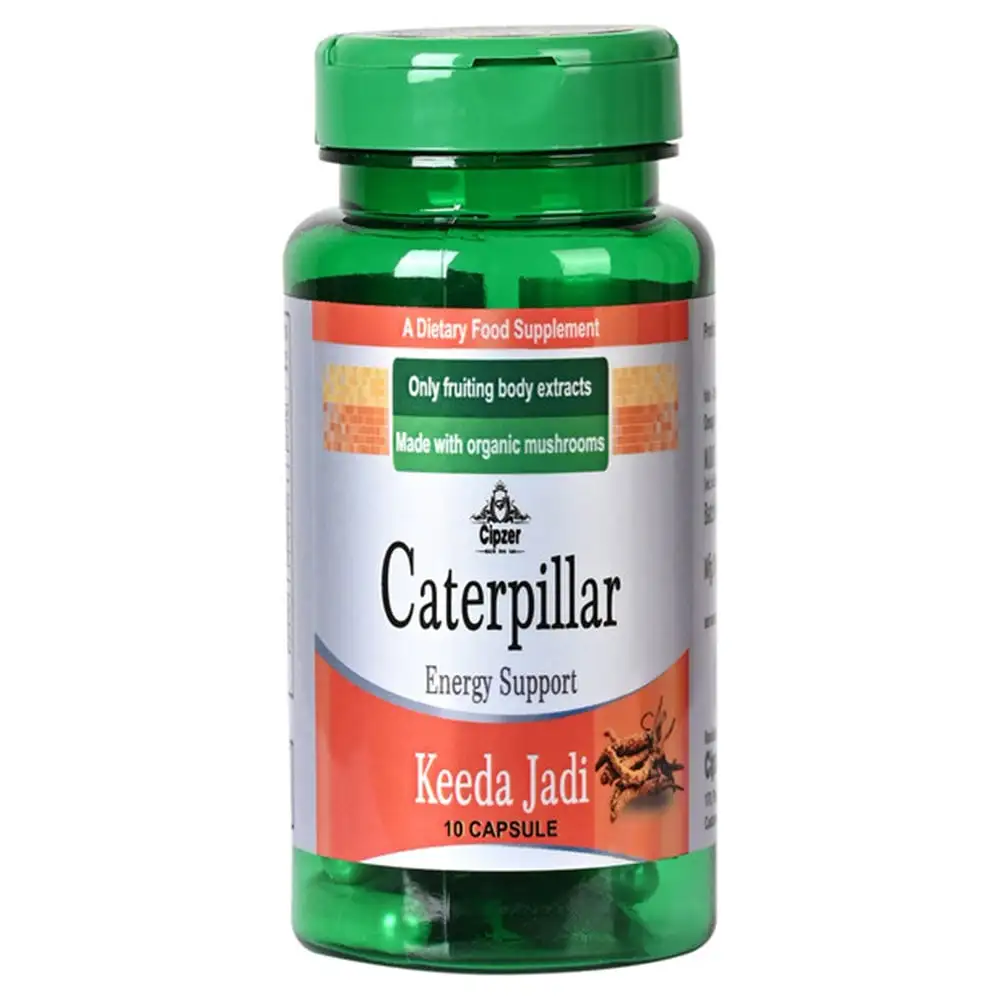 Cipzer Caterpillar Keeda Jadi,  10 capsules