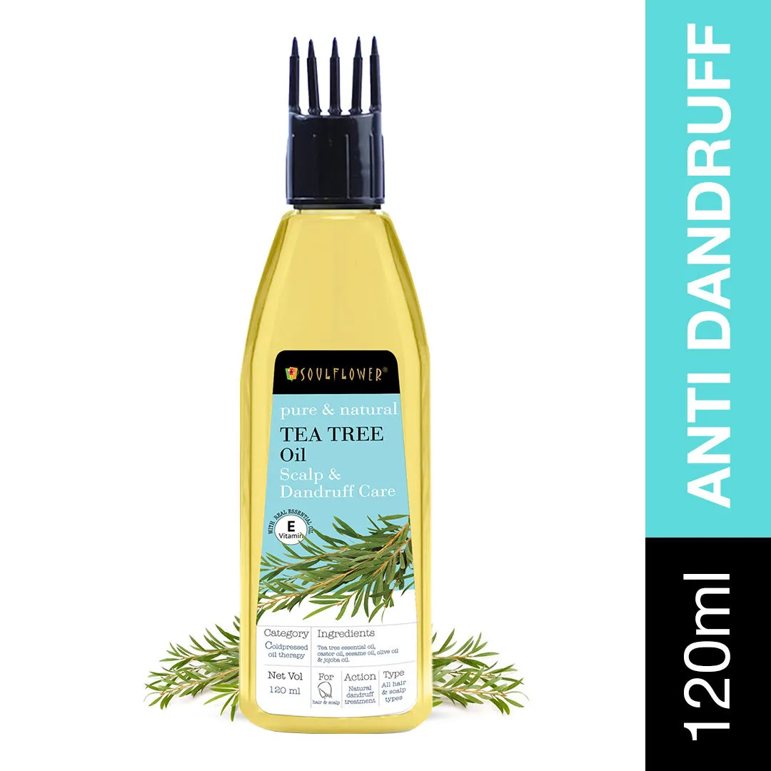 Soulflower Tea Tree Oil Scalp and Dandruff Care